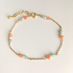 *SALE *優しいトリコロールカラーブレスレット