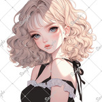 オリジナル人物ステッカー