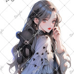 オリジナル人物ステッカー