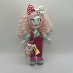 ハンドメイドドールチャーム　バックチャーム　お人形　
