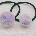 レジンヘアゴム(紫陽花)