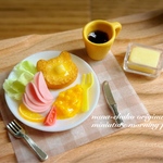 ミニチュアモーニングプレート（くま）