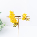 ミモザのボリュームイヤーカフ&イヤリングセット