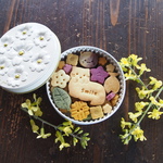 「ねこたちの花畑♪野菜クッキー缶」（S）【定番缶】【ブーケ缶】