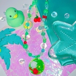 💚🍒メロンソーダネックレス🍈🥤