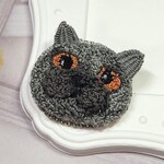 ミニねこブローチ(ブリショ)パンチニードル