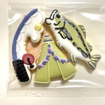 着色料不使用　バス釣り　キャンプ　アイシングクッキー