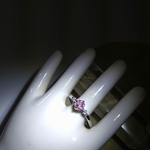 キラリ(-ω☆)ｷﾗﾘピンク　サファイア(*˘︶˘*).｡.:*♡💕リング