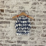 犬服フレンチブルドッグ服オーダー【Wガーゼ/moon/navy】フレブル/ブルドッグ/パグ/ボストンテリア小型犬中型犬