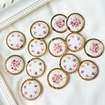 【ガーリーアリッサム スマホリング】 スマホリング　バンカーリング　ポップソケット　スマホスタンド　全機種対応　iphone ケース　android アンドロイド　手帳型ケース　花　押し花スマホケース