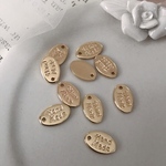 HandMadeゴールドプレート4個♡