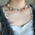 one's necklace / パール シルバー ネックレス