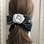 バナナクリップLサイズ nana-BA デニムフリンジカメリア