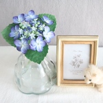 布花   飾る布花　ガク紫陽花　1303再販希望不可