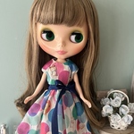【再販】送料無料　ネオブライス＊リカちゃん　バルーン柄ワンピース