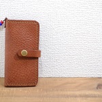 お買い得!! イタリア GB.Leathers社「ヴォラナタ」iPhone6/6sケース ブラウン 手帳型