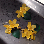 ＊金木犀のピアス&イヤリング＊