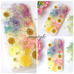 iPhone押し花ケースカバー