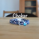 《チョーカー》リバティ シティブロッサム ネイビー