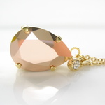 再販新作Crystal Rose Gold ネックレス