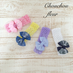 キッズベビー リボンヘアバンド ヘッドドレス