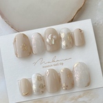 アンティークなお花nail