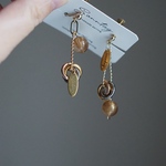 tricolore earring ( pierce )