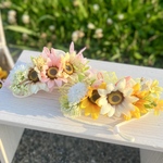 専用出品　小さいひまわりアクセサリー　スタイ