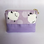 ポケットティッシュケース付きファスナーポーチ シマエナガ