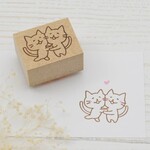 くっつき猫のはんこ