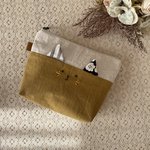 ねこちゃんといっしょ　20cmファスナーポーチ