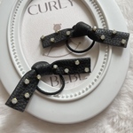 leather bijou ribbon