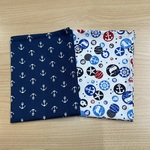 40×60cm ランチョンマットミント熱帯魚柄 オックス厚め