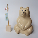 風鈴(ピンクのお花柄) しろくま貯金箱