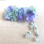 《timichan様専用ページ》再販☆青紫陽花贅沢ヘアクリップ  ＊
