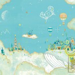 ポスターA4サイズ「白クジラの遊園地」