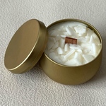 まーるい缶の焚き火ソイキャンドル