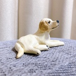 ラブラドールレトリバー　ミニチュア　犬　フィギュア　置物　オブジェ