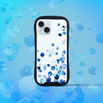 箱庭水族館：クラゲ グリップケース（クリア） iPhoneケース スマホケース iPhone15〜