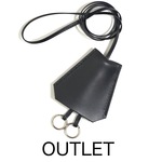 Clochette necklace レザークロシェット ブライドルレザー ダークブラウン キーケース キーストラップ 