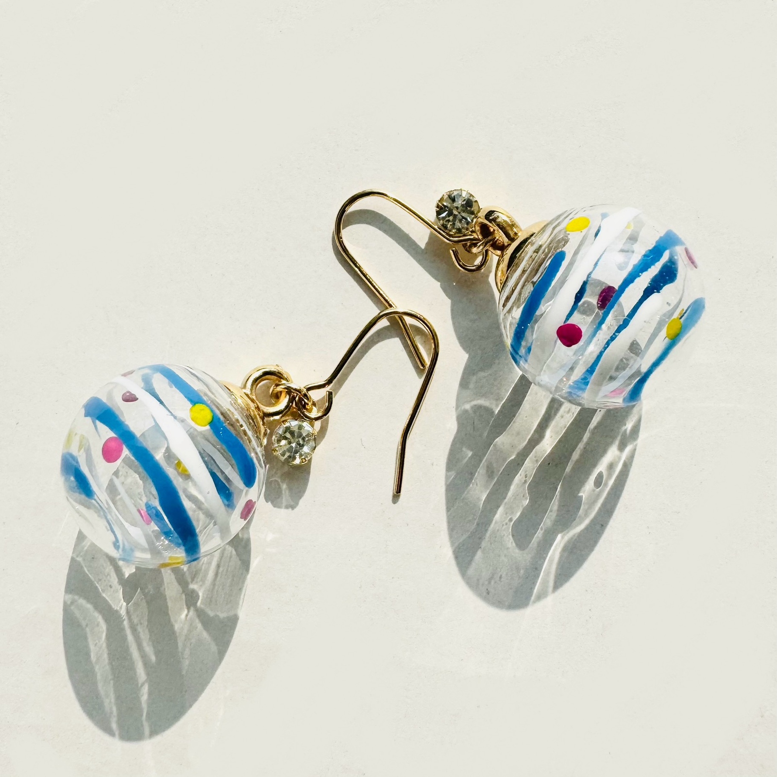 ヨーヨーのピアス - Marble iccoly | minne byGMOペパボ 国内