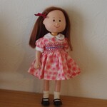 マドレーヌちゃん　スモッキングワンピース　ピンク