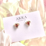 lobster mini bijou earring ザリガニのミニビジューイヤリング　可愛い　レッド　海　マリン　夏　サマー　小さめイヤリング　小ぶり　ミニイヤリング　樹脂ピアス