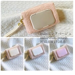 NUBI pink beige おしりふきポーチ　お尻拭きケース　ヌビポーチ　ヌビ　ウェットティッシュケース