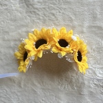 🌻ひまわりヘッドリボン🌻