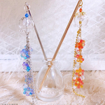 かんざし【 花くらげ  紫陽花色】和風 浴衣 着物 お祭り 花火大会 花 フラワー 海月 くらげ クラゲ ガラス HALHANA ビーズ さくら ガーベラ 簪 ヘアクリップ バレッタ シュシュ