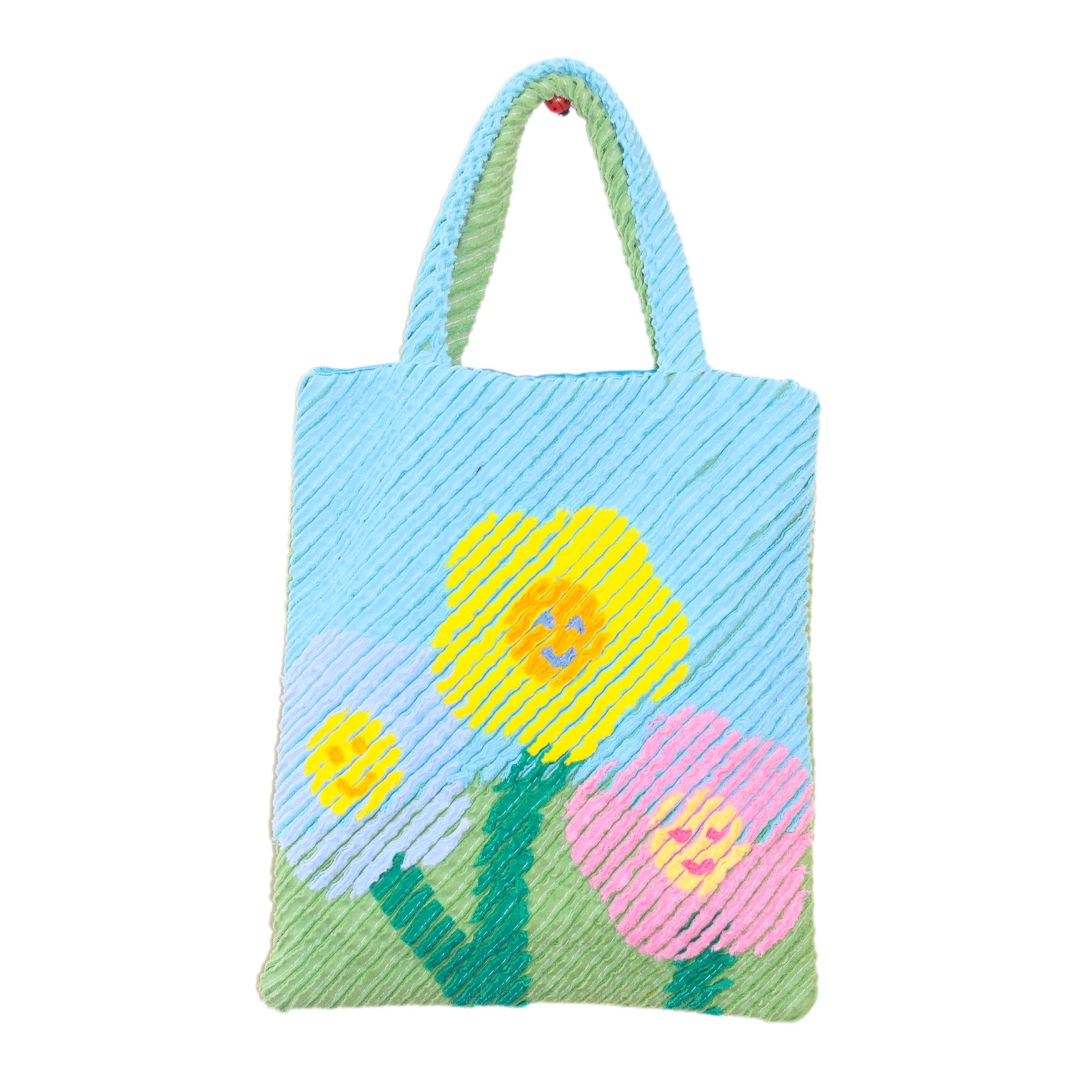 モケモケハンドバッグ[Flower]<スラッシュキルト> 10,950円