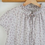 mさま専用｜SALE｜リバティ＊フリルネックブラウス（9号)