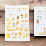 Little color ミニシール 2枚セット yellow