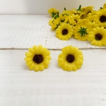【再販×3】ちいさな向日葵🌻花材・造花・アーティフィシャルフラワー・パーツ